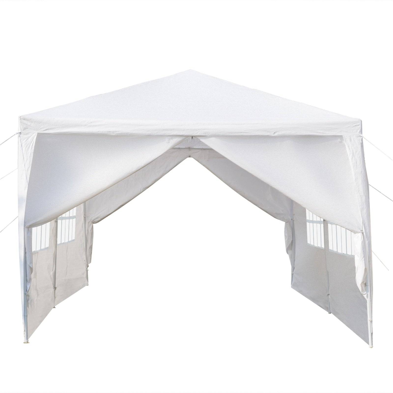 20''x10''(3 x 6m) Six Sides Two Doors Waterproof Tent with Spiral Tubes For Household, Wedding, Party, Parking Shed  XH
