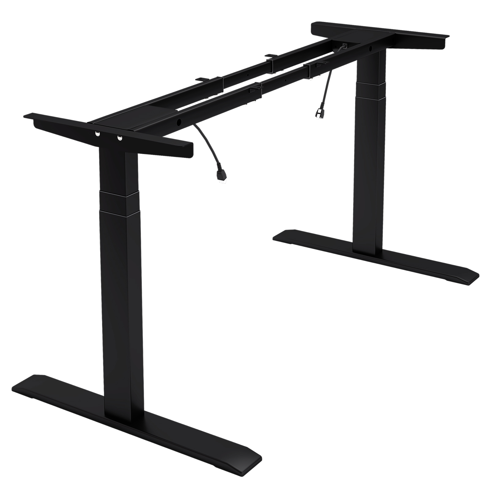 TOPSKY Dual Motor 3 Stage Electric Adjustable Standing Desk Frame Heavy Duty 300lb Load Capacity for Home Office (Frame Only) DF04.01