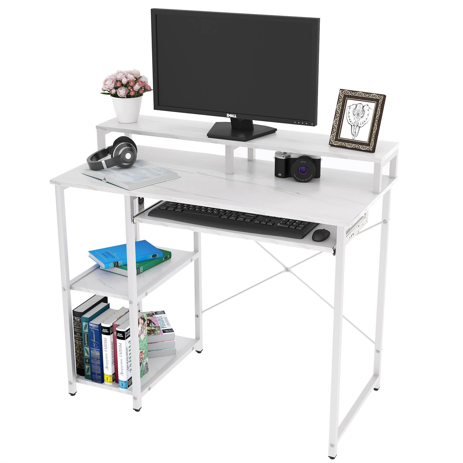 TOPSKY 59inch Big Large Computer Office Desk 1.88 Thickness Desktop  OT-1001