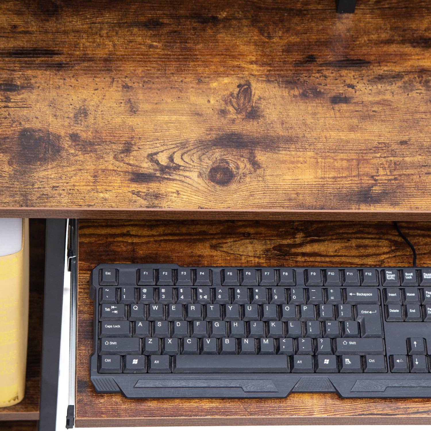  TOPSKY 47”x 31.5” Computer Desk with Drawers, Monitor