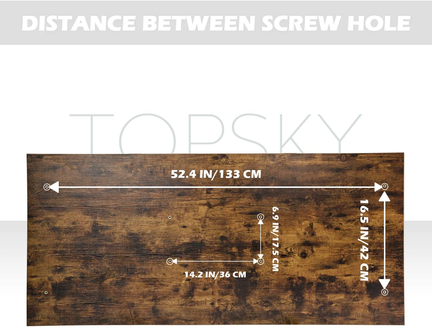 TOPSKY One-Piece Table Top for Electric Standing Desk (Board Only) ZB001