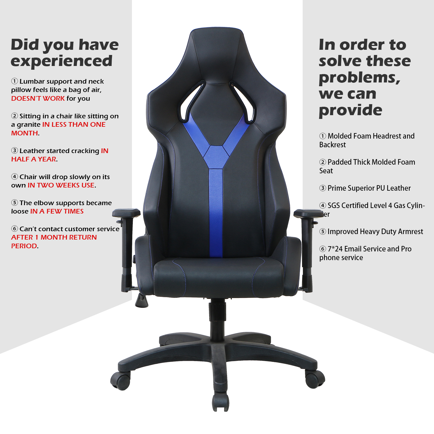 Gaming Chair Neck Support Cushion, Neck Rest Cushion for Office Chair. 