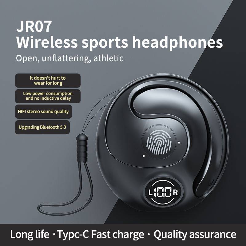 Customized TSSD JR07 x15 pro OWS Open Ear hanging hook ipx5 Gym Running Workout sport Comfortable fit Bluetooth v5.3 with Microphone HI-FI Stereo Sound Music Headset Wireless earphones Headphone