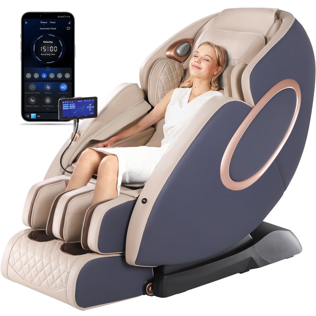 Zero Gravity Massage Chair Full Body Shiatsu 4D Massage Chair With Anion, Thai Stretch & APP Control (YL-09)