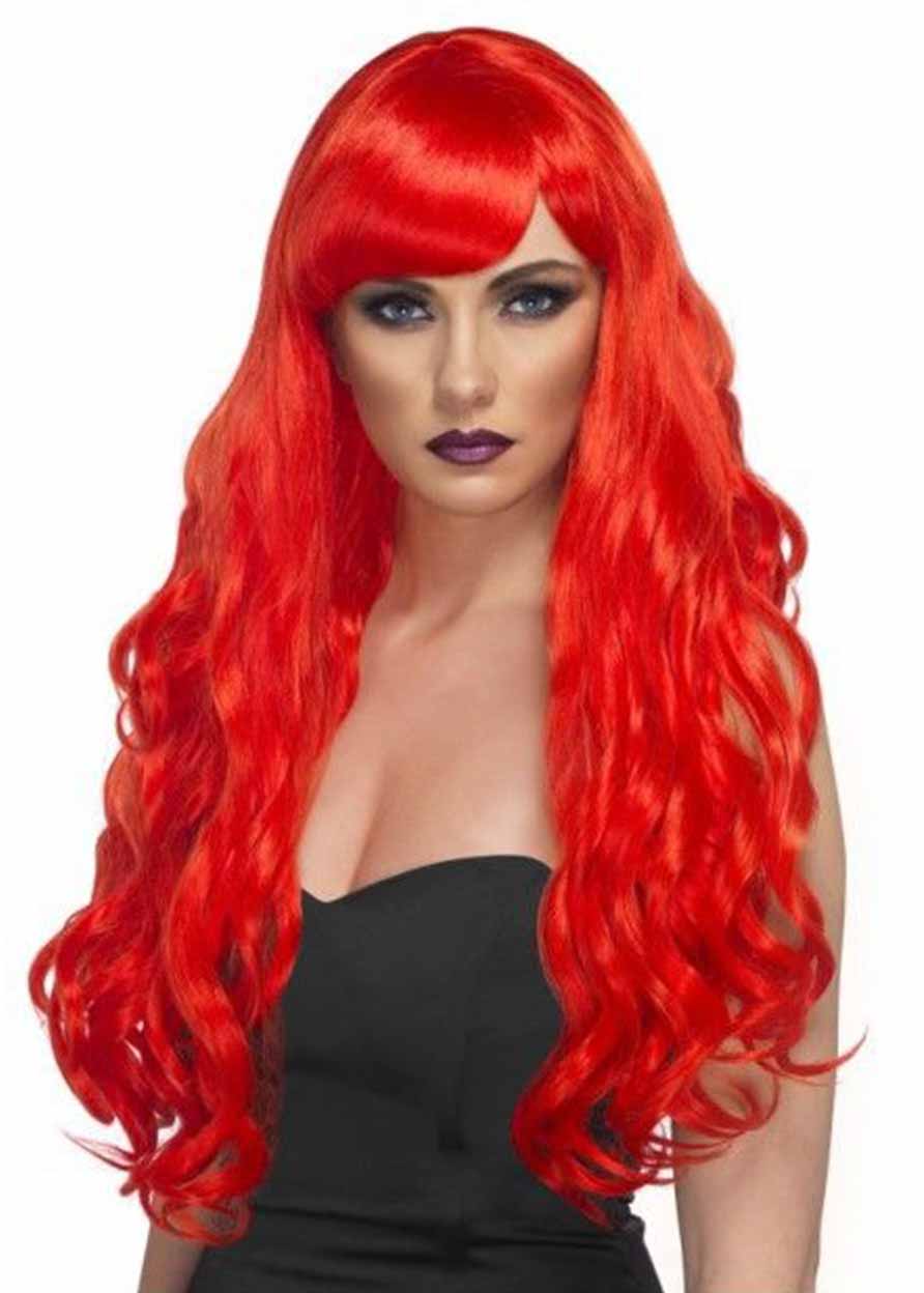 Synthetic Hair Women Halloween Cosplay Wigs Wavy Capless 28 Inches 130% Wigs