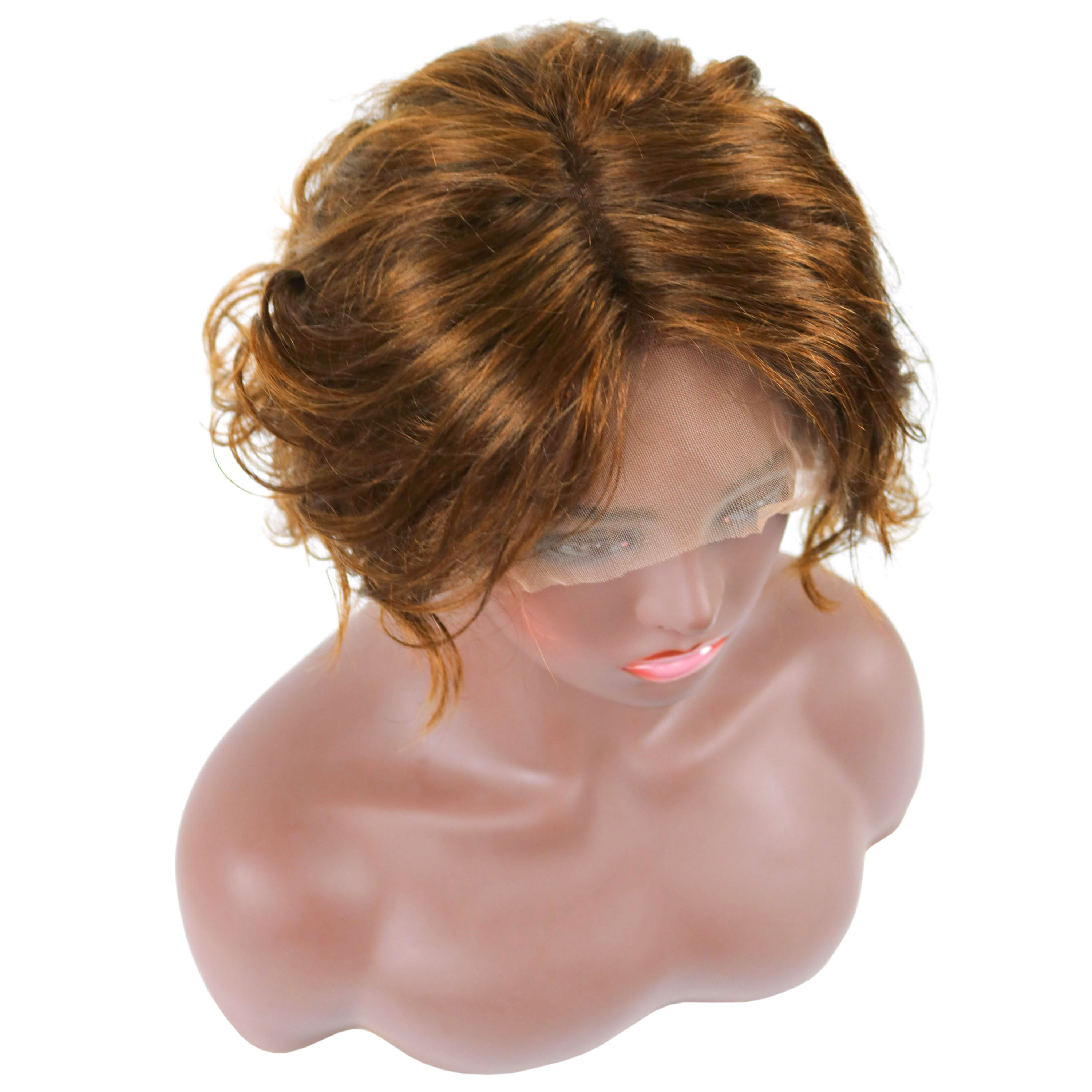 Alfre Woodard Wavy Full Lace Cap Human Hair 8 Inches 120% Wigs