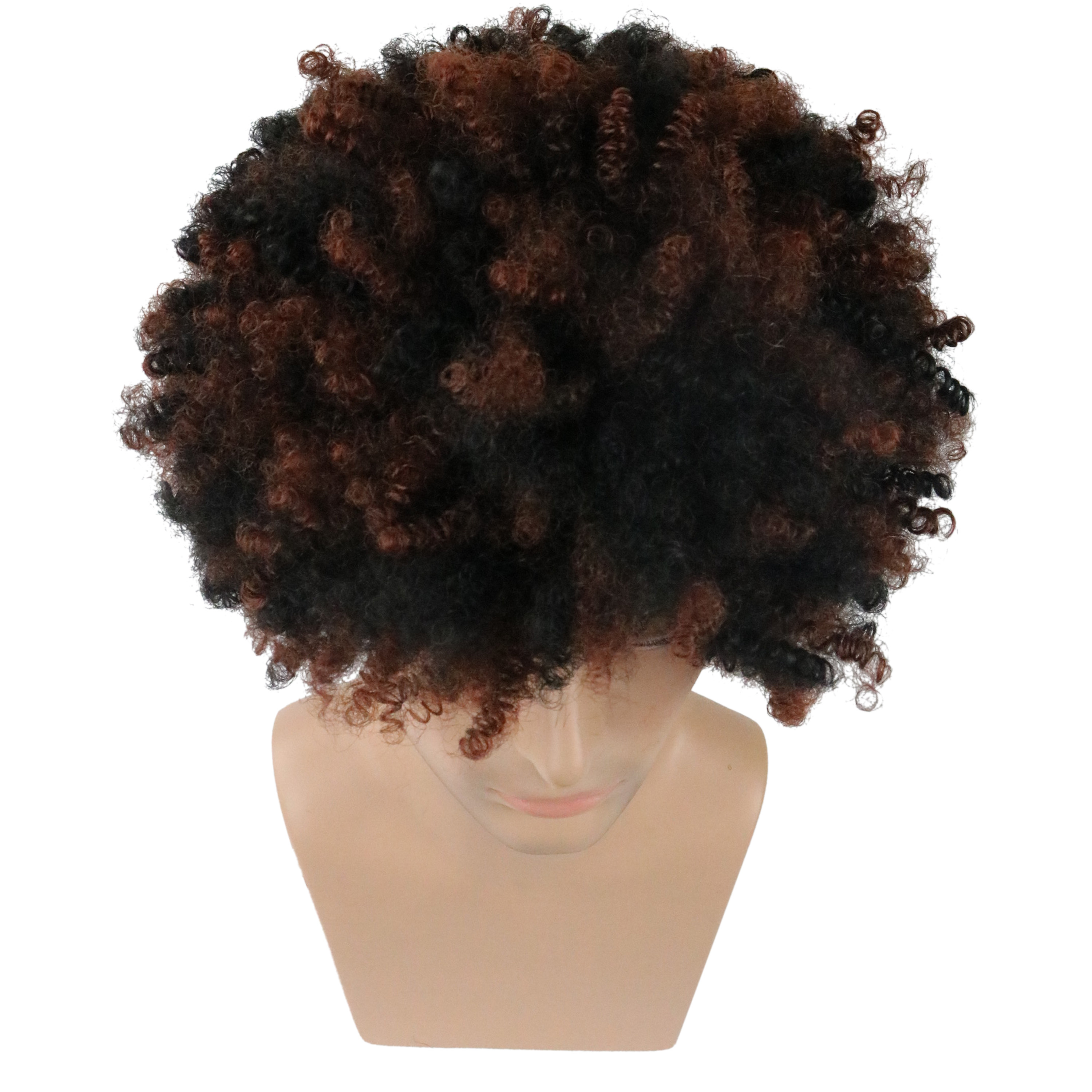 Synthetic Hair Afro Curly Capless 120% 10 Inches Wigs