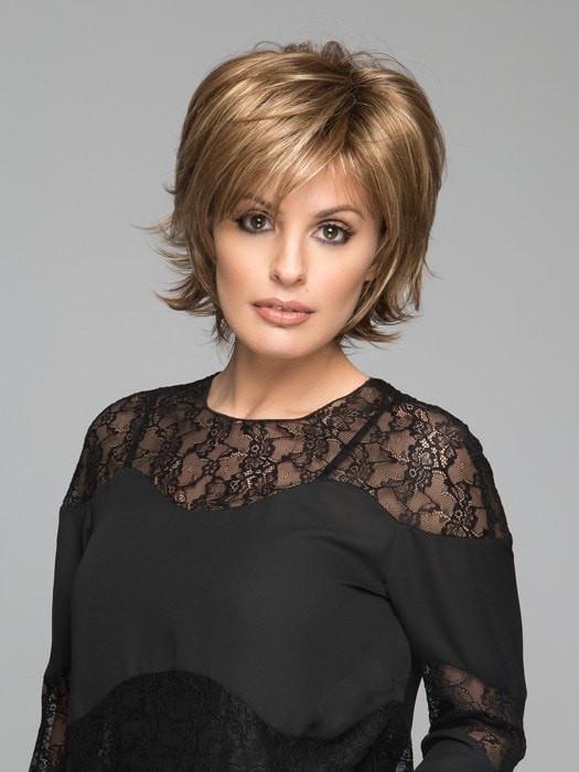 Lisa Rinna Wave Lace Front Wigs Human Hair 130% Wigs With Bangs