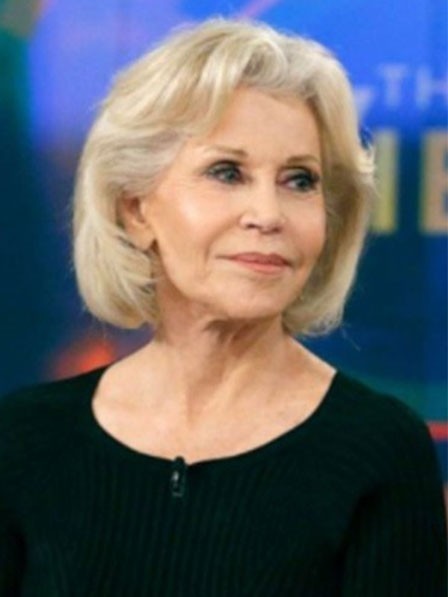 Jane Fonda Wavy Layered Celebrity Synthetic Wigs