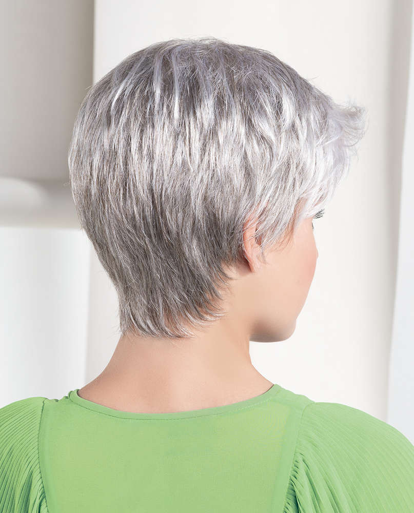 Straight Cropped Capless Synthetic Hair Wigs - Grey Hair Wigs