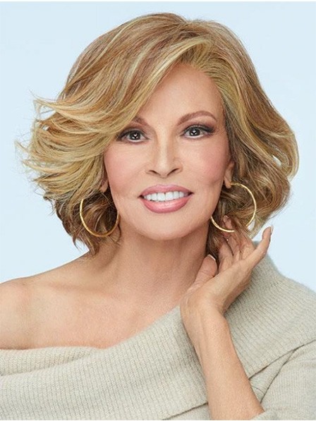 Raquel Welch Blonde Wavy Lace Front Human Hair Wigs