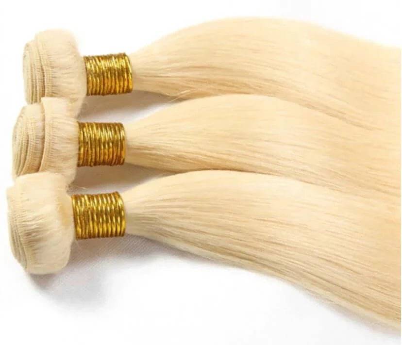  Blonde #613 Hair Bundle Wigs & Combo Dealspiece