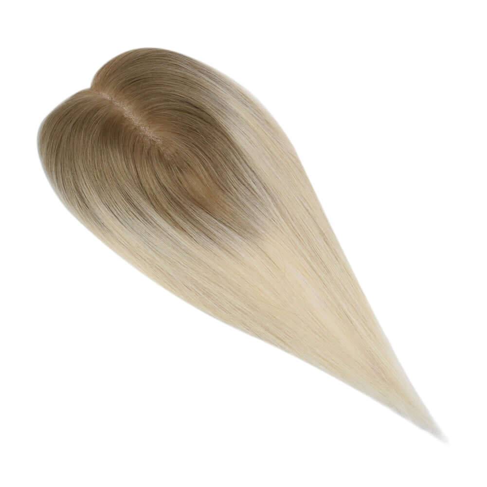  Topper For Women Human Hair Pieces 5"*5" Base Straight Wigs Hair Piecepiece