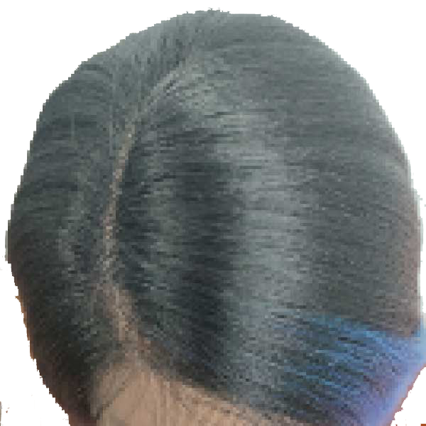Headband Wig Synthetic Hair Wavy Hair Wig 10 Inches AB BLUE