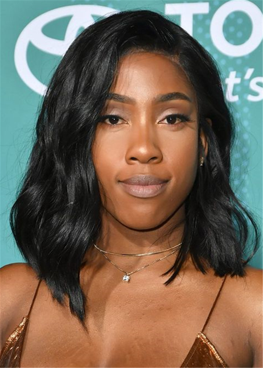 Sevyn Streeter Hairtsyle Synthetic Wavy Hair Lace Front Wig