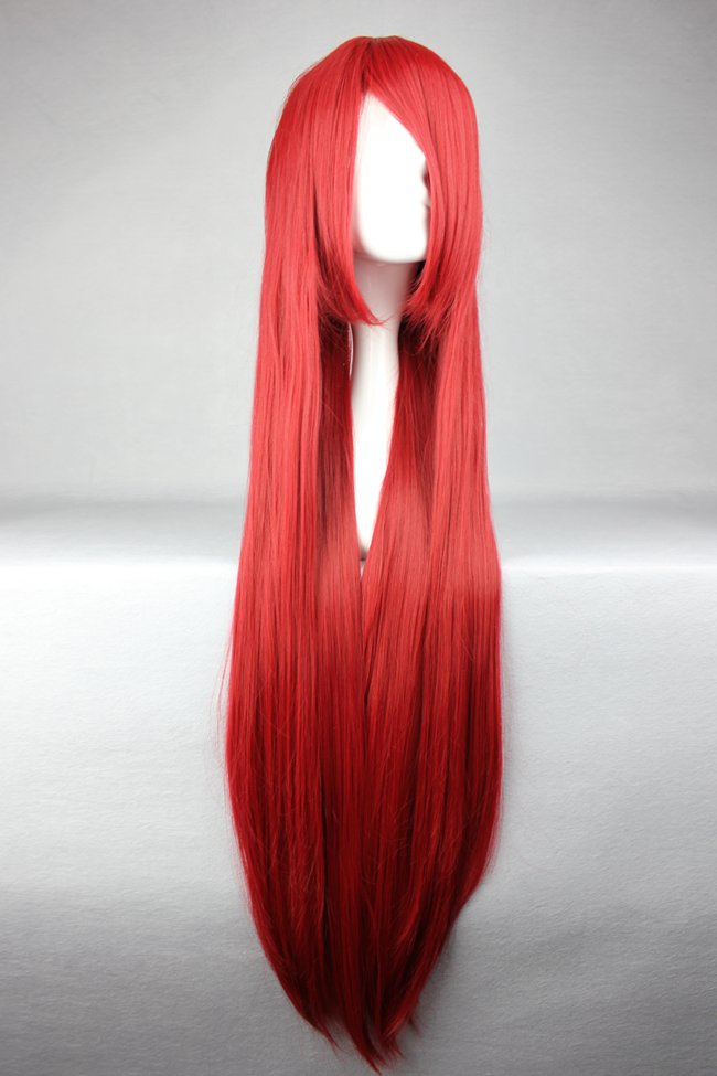 Shana Hairstyle Long Straight Red Cosplay Wig 30 Inches
