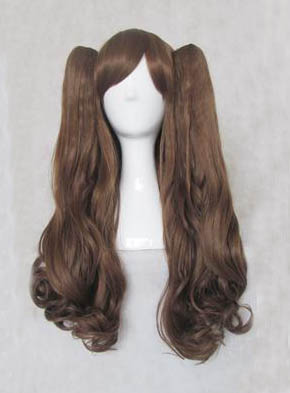 Cheap Lovely Long Curly Lolita Cosplay Wig