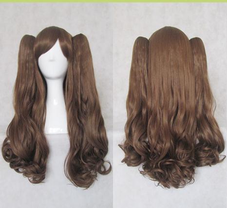 Cheap Lovely Long Curly Lolita Cosplay Wig