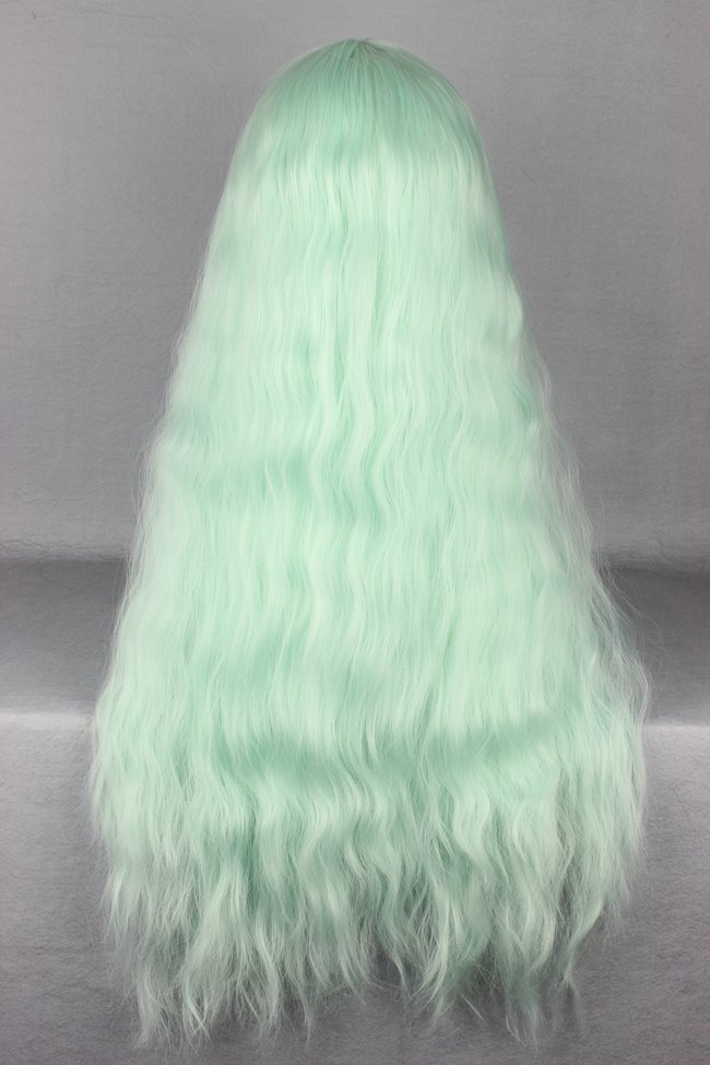 Japanese Lolita Style Ice Green Color Cosplay Wigs 28 Inches