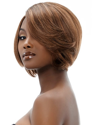 100% Human Hair Short Straight Lace Front Wigs for Black Women 10 Inches