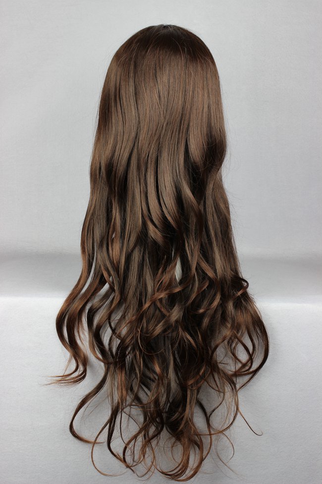 Kana Hairstyle Long Curly Dark Brown Cosplay Wig 22 Inches