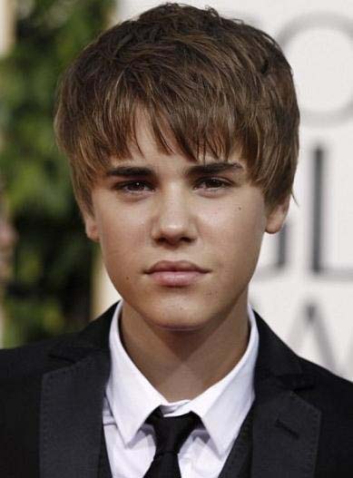 Handsome Justin Bieber Hairstyle Short Straight Capless 100% Human Hair Wig