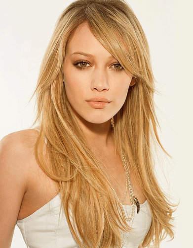 Celebrity Hairstyle Carefree Long Layered Straight Lace Wig with Side Swept Bang 22 Inches