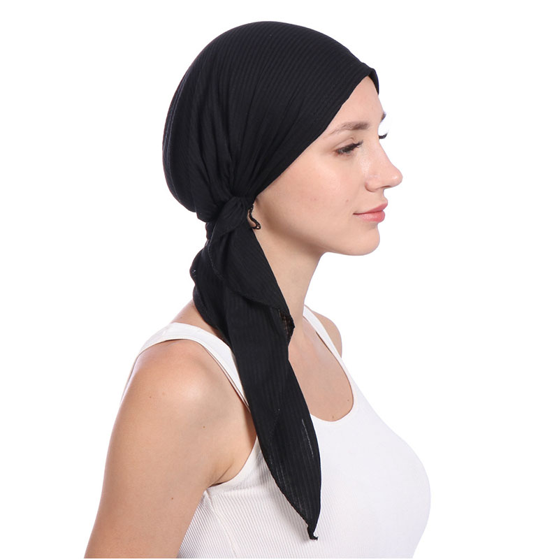 Pure Colour Plain Turban For Women