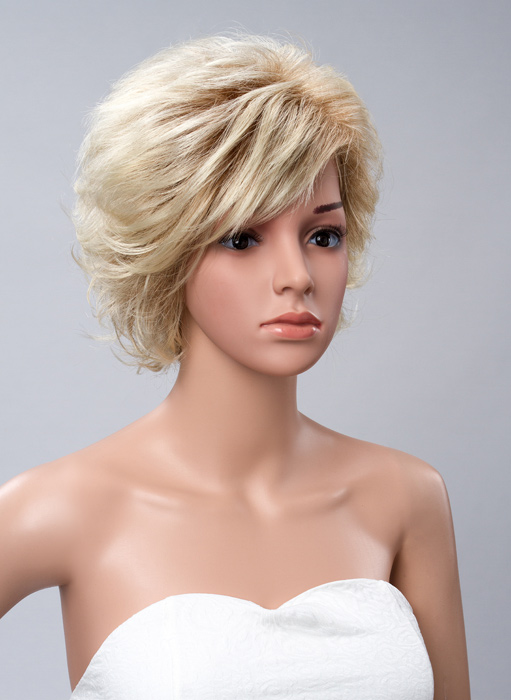 Layered Short Wavy Capless Synthetic Wigs 10 Inches
