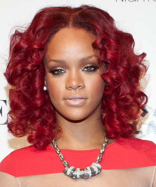 Rihanna New Red Lace Front Lace 150% denisty Wig For Black Women