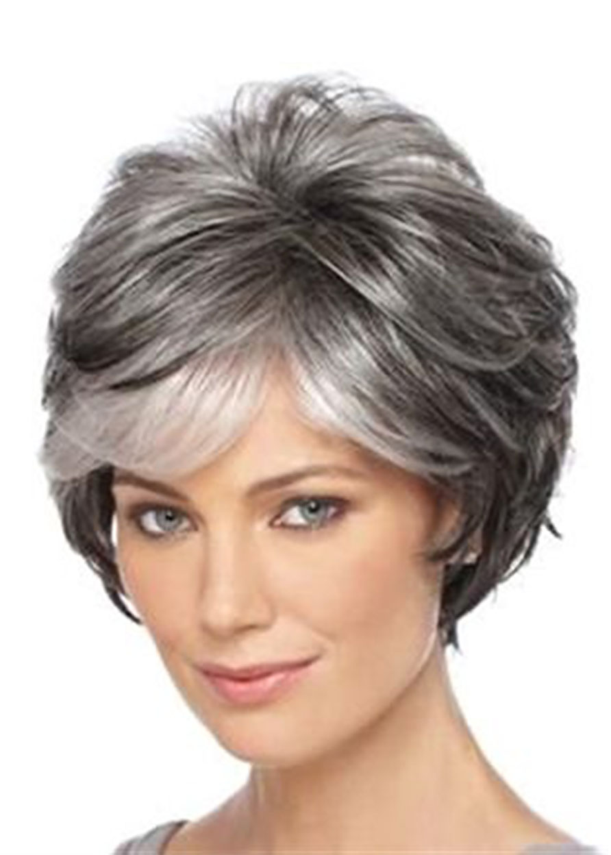 Short Straight Wigs Women Lace Front Wigs Natural Looking Heat Resistant Synthetic Wig 14inch