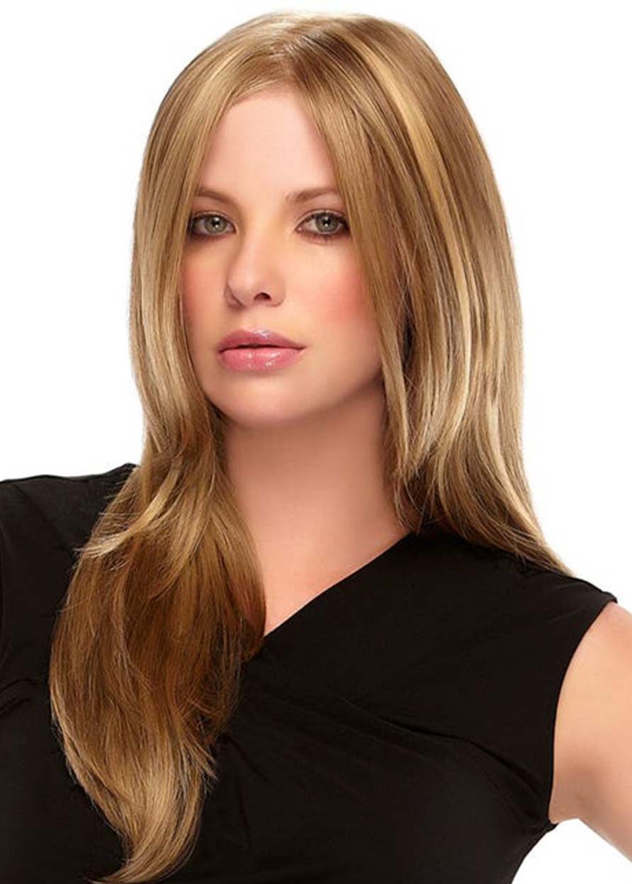Trending Women's Long Layered Natural Straight Synthetic Hair Capless Wigs 26Inch