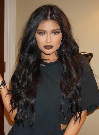 Kylie Jenner Long Wavy Lace Front Synthetic Hair Wig 24 Inches