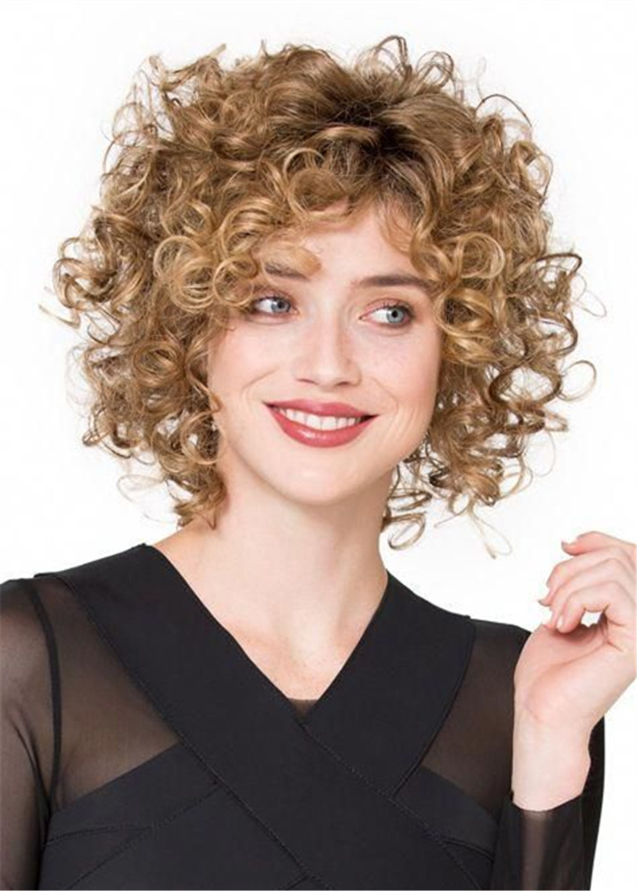 Women's Curly Incredible Synthetic Lace Front Wigs 10 Inches
