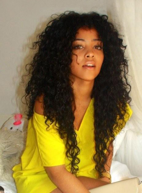 Long Curly Synthetic Hair Lace Front Wigs for Black Women