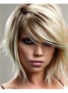 Latest Trend Short Hairstyle Unique Natural Synthetic Hair Wig