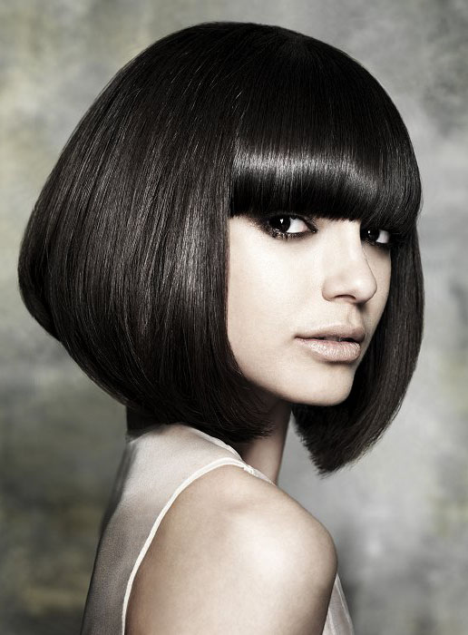 Gorgeous Hair Styles Bob Short Silky Straight Natural Black Wig 12 Inches Makes You Fabulous 100% Human Hair