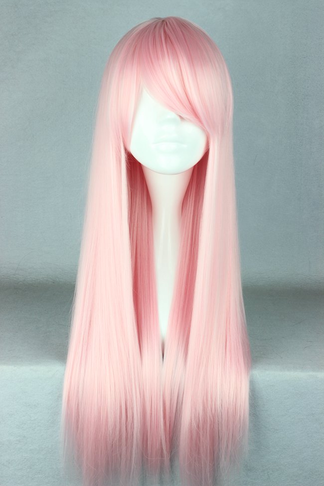Japanese Lolita Style Ice Pink Cosplay Wigs 28 inches