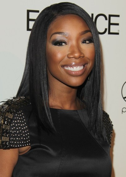 Brandy Norwood Stylish and Unique Super Sexy Custom Synthetic Lace Front Wig 18 Inches Wavy