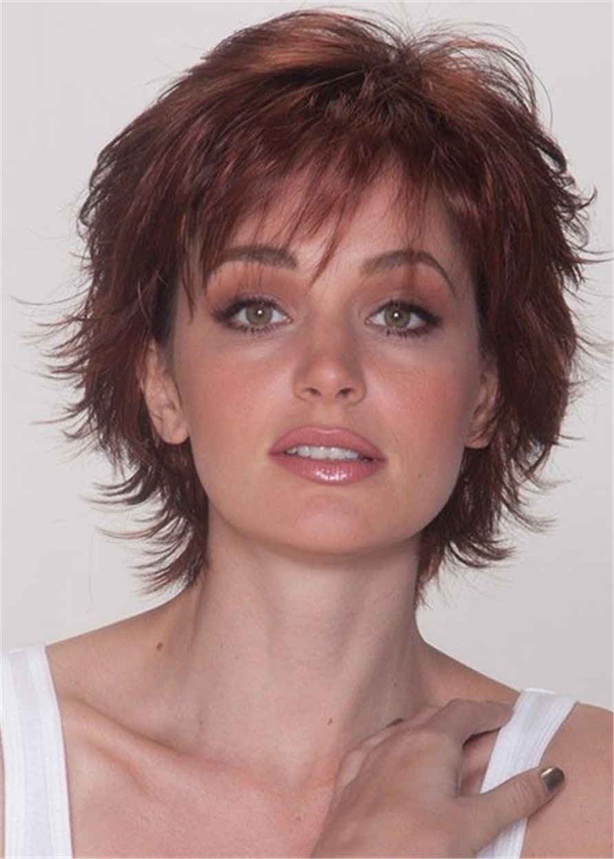 Sassy Cut Synthetic Straight Hair Women Wig 10 Inches