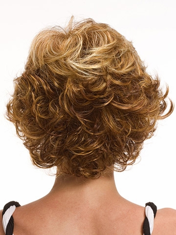Popular Sexy Cheap Short Wavy Blonde Wig 8 Inches
