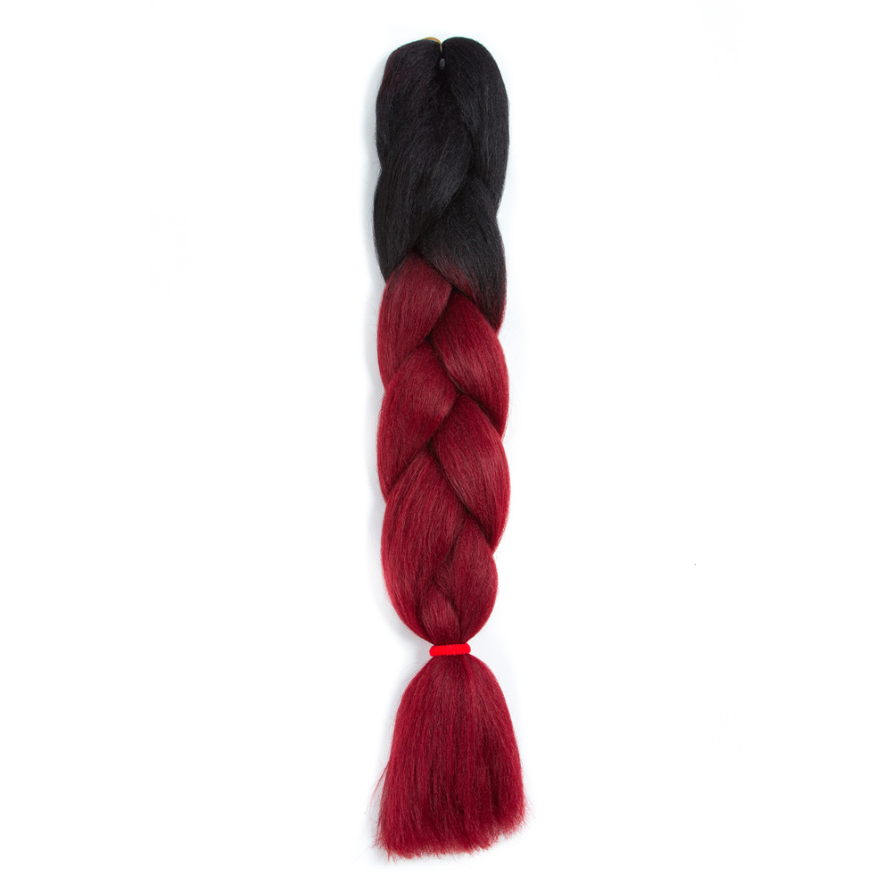 Ombre Synthetic Kanekalon Braiding Hair Crochet Braids False Hair Extensions