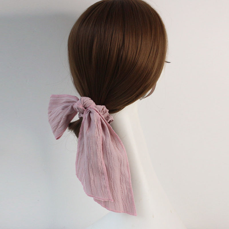 Adult Women/Ladies Japanese Style Plain Pattern Hair Rope Accessories For Birthday