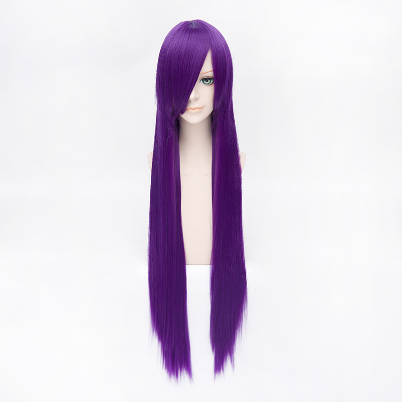 Cosplay Shirakiin Riricho Long Straight Purple Wig