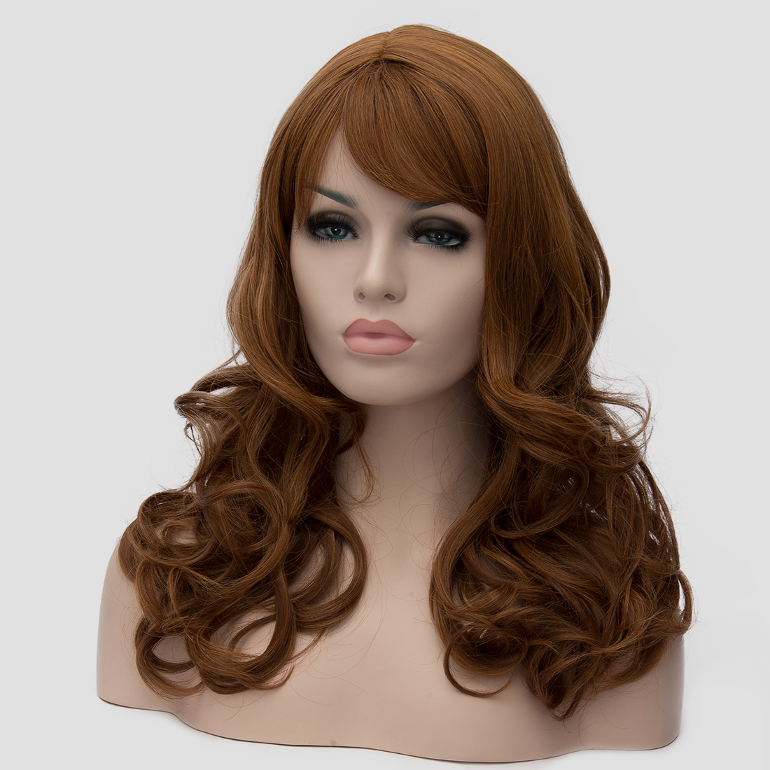 Clearance Sale Synthetic Wavy Hair Capless Women Wig 20 Inches