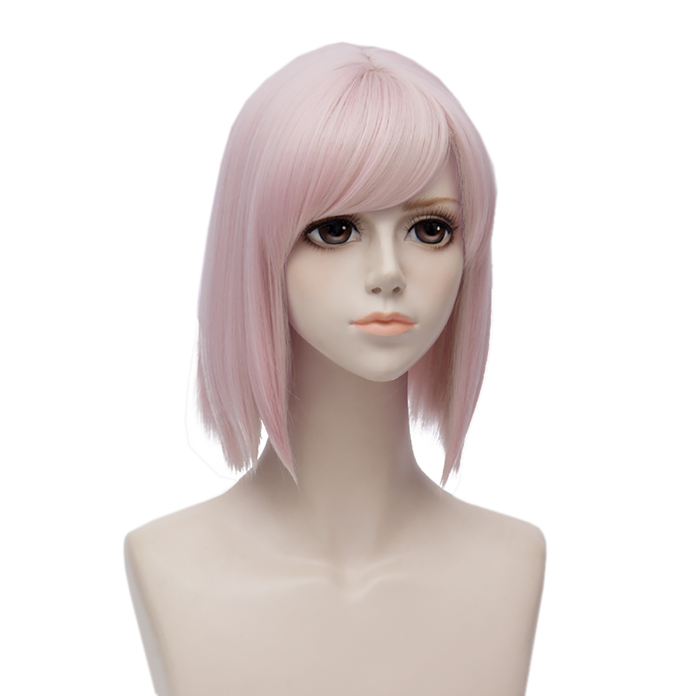 Fate Pink Straight Synthetic Hair Capless Coslpay Wig 12 Inches