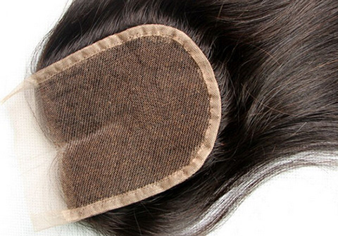 New Straight Unprocessed Human Hair Lace Closures 5*5
