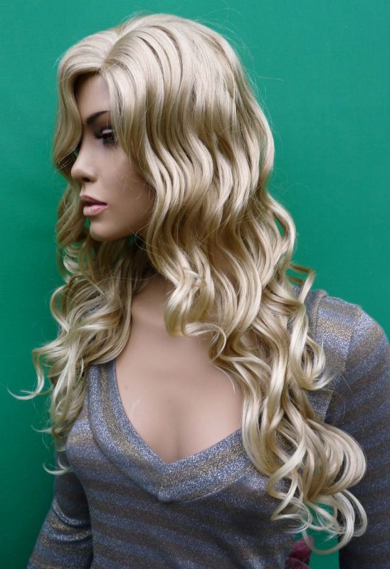 Elegant Extra Long Heat Resistant Synthetic Big Wavy Wig 26 Inches
