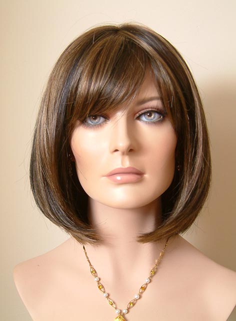 Medium Bob Hairstyle Carefree Synthetic Wig 12 Inches