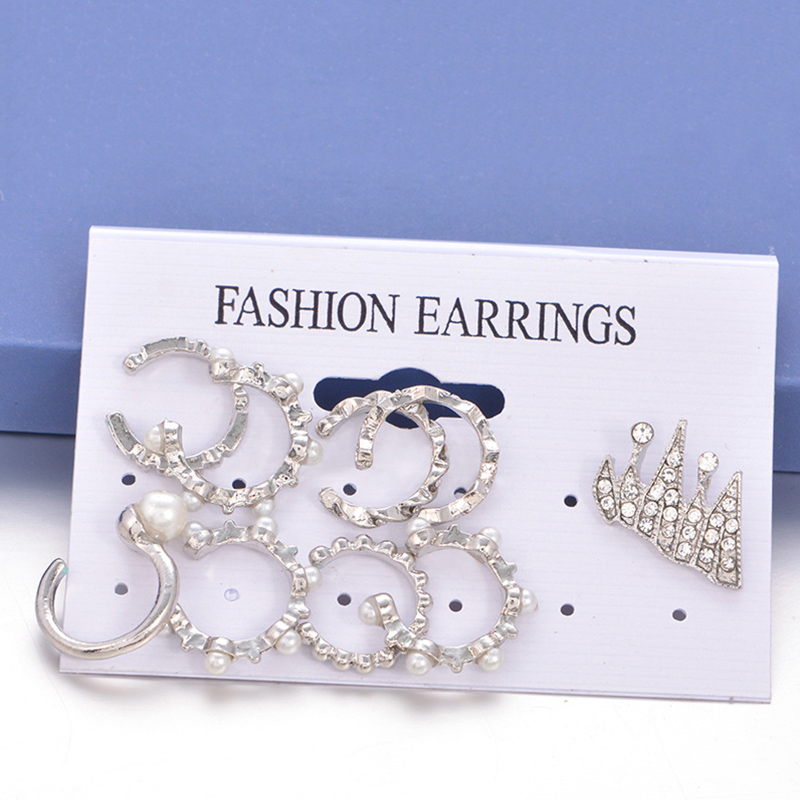 Sweet Style Women/Ladies Pearl Inlaid Technic Alloy Material Ear Cuffs